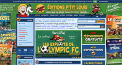 Desktop Screenshot of editionsptitlouis.fr